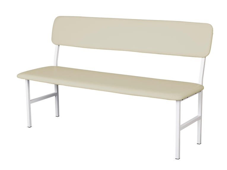 Банкетка медицинская со спинкой МД БС (слоновая кость) купить в Омске