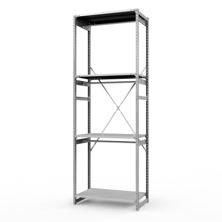 Стеллаж металлический ТСУ Универсал, 3000х1060х600 мм.Штанги: 3шт. Полки: металл усил. 4 шт. купить в Омске Стеллаж металлический ТСУ Универсал, 3000х1060х600 мм.Штанги: 3шт. Полки: металл усил. 4 шт. купить в Омске