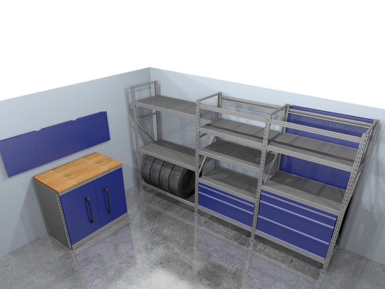 Стеллажная система хранения №1 Гараж купить в Омске Стеллажная система хранения №1 Гараж купить в Омске