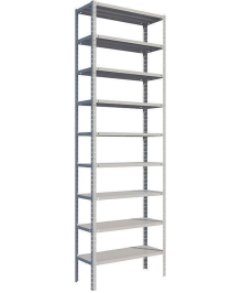 Стеллаж MS Standart 2000х700х400 9 полок Стеллаж MS Standart 2000х700х400 9 полок