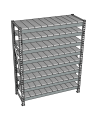 Стеллаж грузовой СГР 3000x1200x600 8 полок (металл) Стеллаж грузовой СГР 3000x1200x600 8 полок (металл)