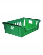 Ящик 765х571х260 со складываемыми ручками зелёный Ящик 765х571х260 со складываемыми ручками зелёный