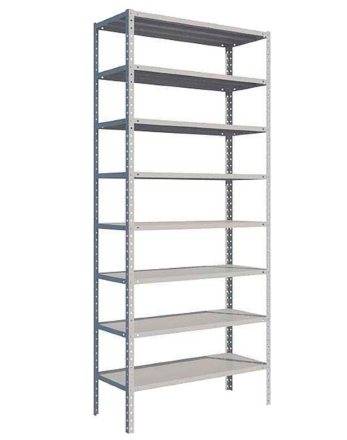 Стеллаж MS Strong 2000х1200х300 8 полок купить в Омске