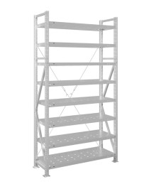 Стеллаж MS U 3000x1000x300 8 полок (200 кг, перф)