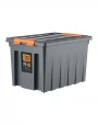 Контейнер особопрочный Rox Box PRO 70 (589х396х355 мм с крышкой и клипсами, на роликах, антрацит) Контейнер особопрочный Rox Box PRO 70 (589х396х355 мм с крышкой и клипсами, на роликах, антрацит)