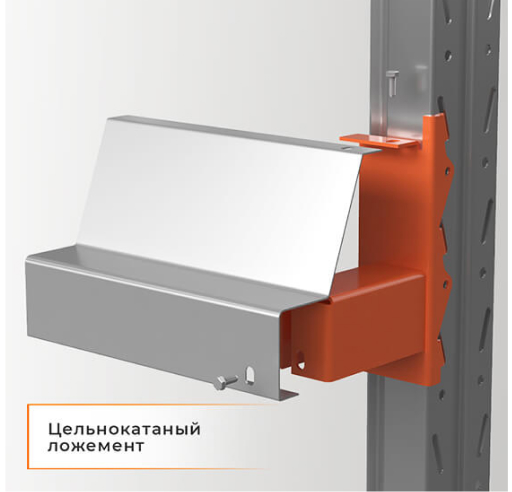 Стеллаж набивной паллетный (3000х1580х1800 мм), 1 линия, 2 яруса купить в Омске Стеллаж набивной паллетный (3000х1580х1800 мм), 1 линия, 2 яруса купить в Омске