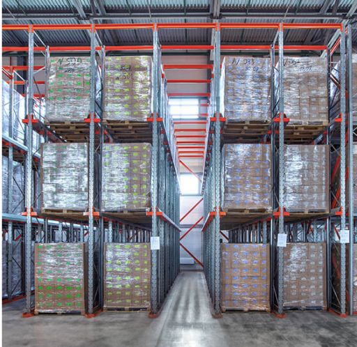 Стеллаж набивной паллетный (3000х1580х1800 мм), 1 линия, 2 яруса купить в Омске Стеллаж набивной паллетный (3000х1580х1800 мм), 1 линия, 2 яруса купить в Омске