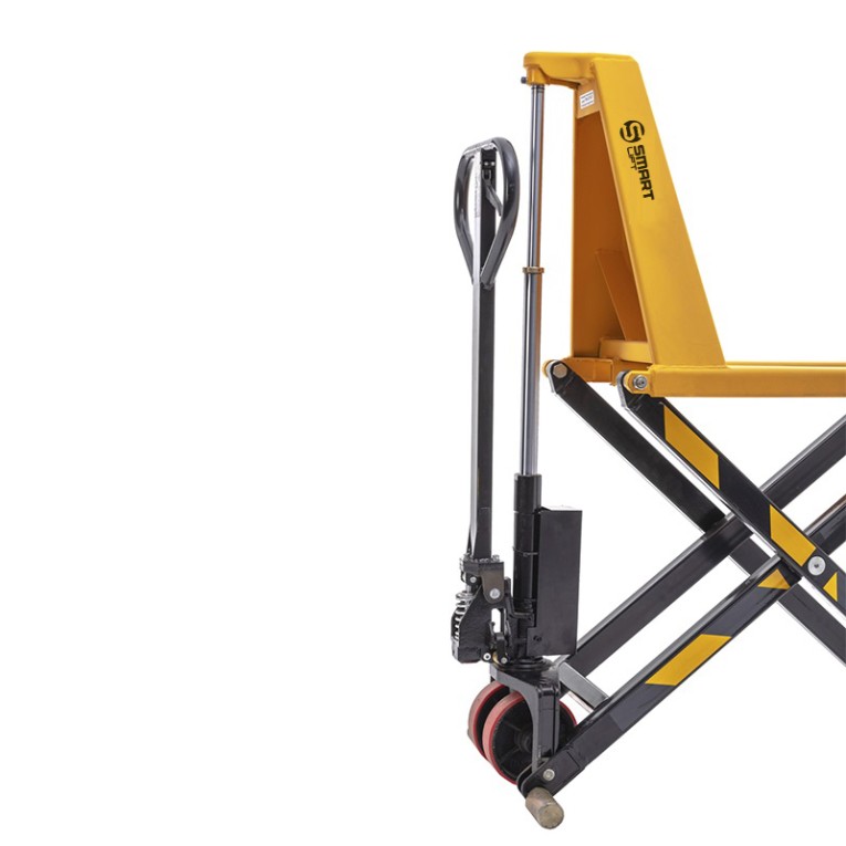 Гидравлическая тележка (рохля) SD-HL (HLT15, г/п 1500 кг, вилы 1150x550 мм, высокоподъемная 800 мм) SMARTLIFT (SMART) купить в Омске