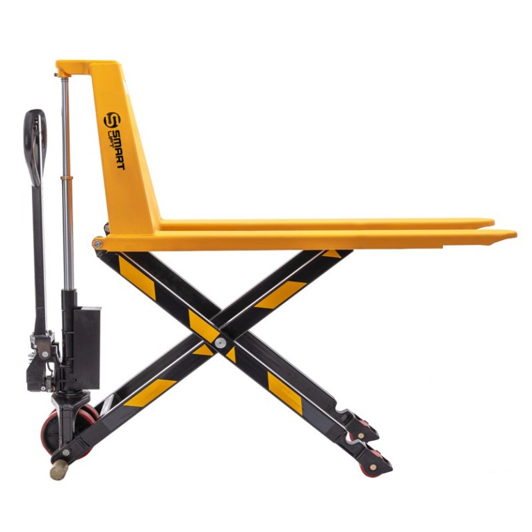 Гидравлическая тележка (рохля) SD-HL (HLT15, г/п 1500 кг, вилы 1150x550 мм, высокоподъемная 800 мм) SMARTLIFT (SMART) купить в Омске