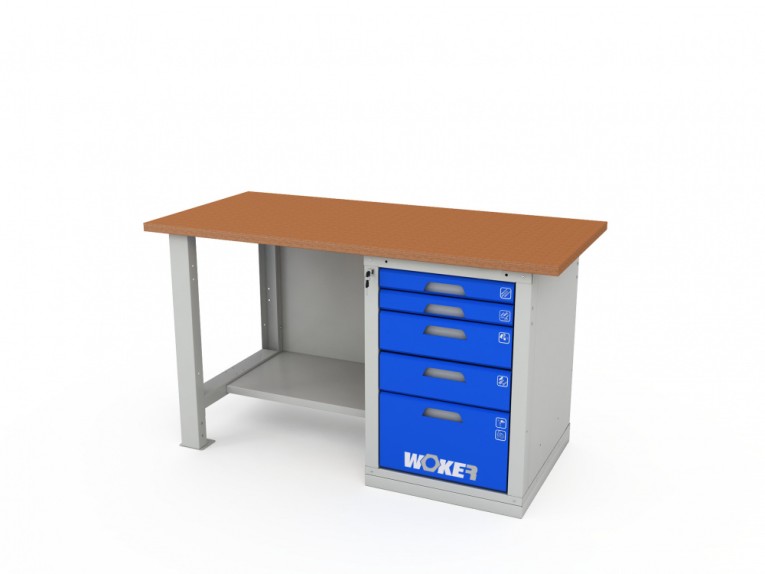 Верстак однотумбовый WOKER PRO 1005.1500 купить в Омске