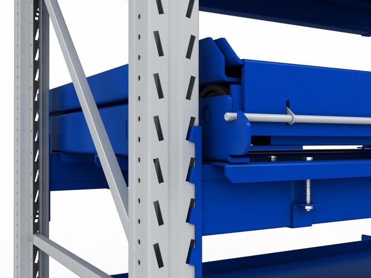 Стеллаж с выкатными платформами S-HEAVY 1000/900 (2 яруса хранения) купить в Омске