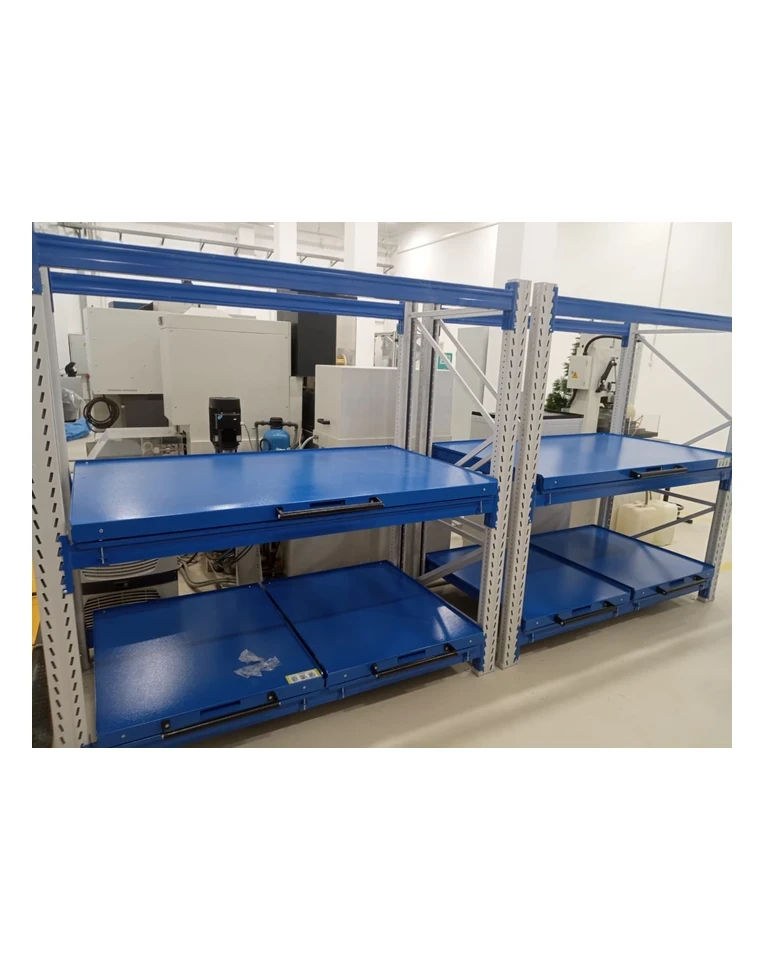 Стеллаж с выкатными платформами S-HEAVY 1000/900 (3 яруса хранения) купить в Омске Стеллаж с выкатными платформами S-HEAVY 1000/900 (3 яруса хранения) купить в Омске