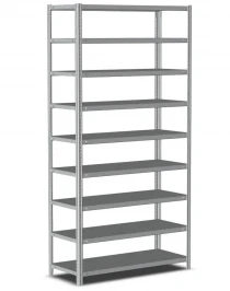 Стеллаж металлический Титан МС-500 2200х1200х600 9 полок Стеллаж металлический Титан МС-500 2200х1200х600 9 полок