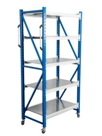 Стеллаж мобильный БиКом СТ-4 200x210x90 5 полок