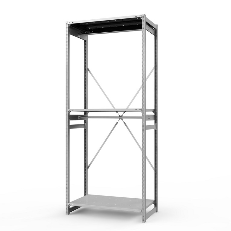 Стеллаж металлический ТСУ Универсал, 2500х1060х600 мм.Штанги: 2шт. Полки: металл перф. 3 шт. купить в Омске Стеллаж металлический ТСУ Универсал, 2500х1060х600 мм.Штанги: 2шт. Полки: металл перф. 3 шт. купить в Омске