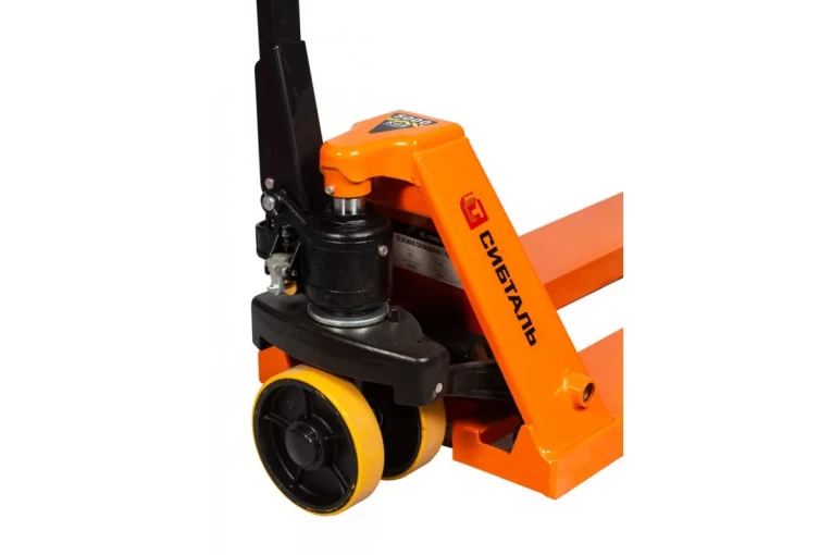 Гидравлическая тележка (рокла) ACR, 5 т, Вилы: 1150 Х 550, СибТаль, полиуретановые колеса купить в Омске